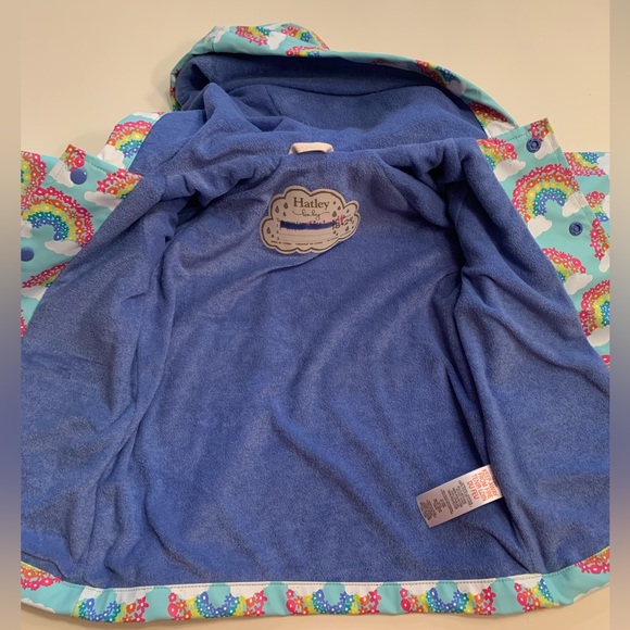 Hatley Fleece Lined Rainbow Raincoat 18-24 month - Picture 6 of 7